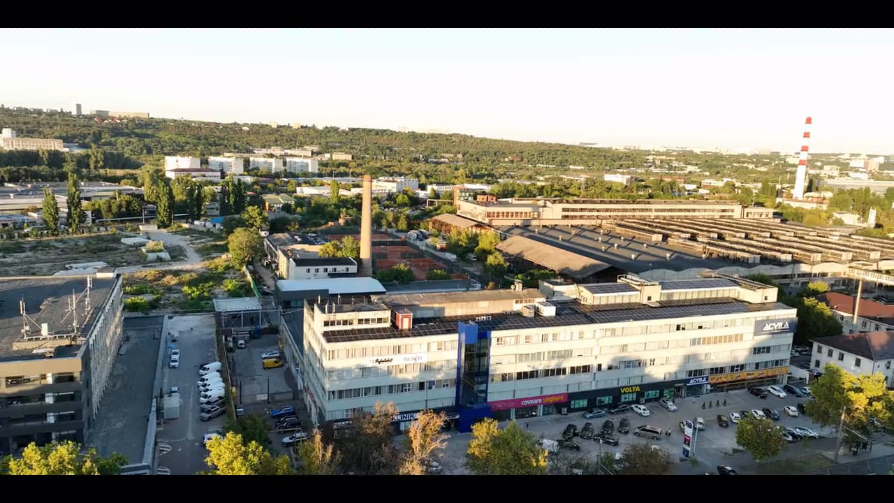 Prime Commercial & Office Building, Chișinău — aerial view 2