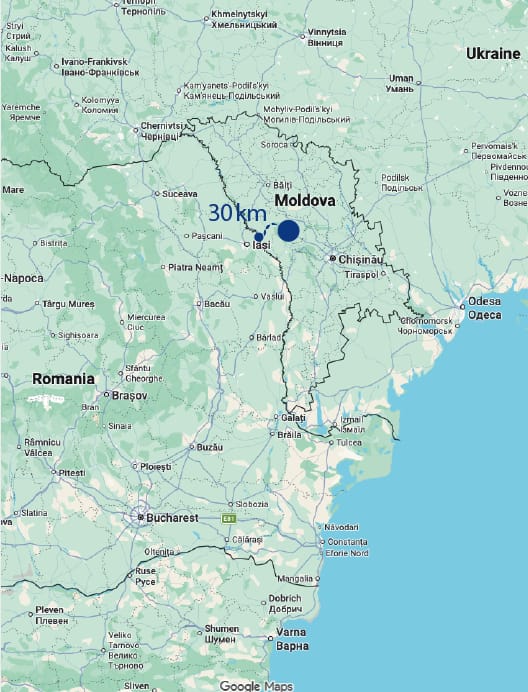 Regional position of Forest Resort & Hospitality Complex, Codrii