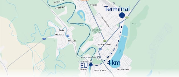 Local access around Industrial Transshipment & Logistics Hub