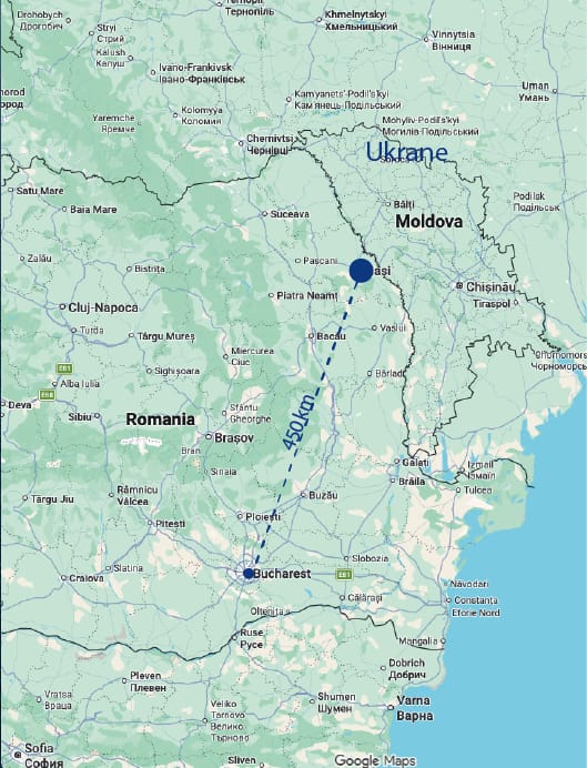 Regional position of Strategic Commercial & Office Asset, Iași