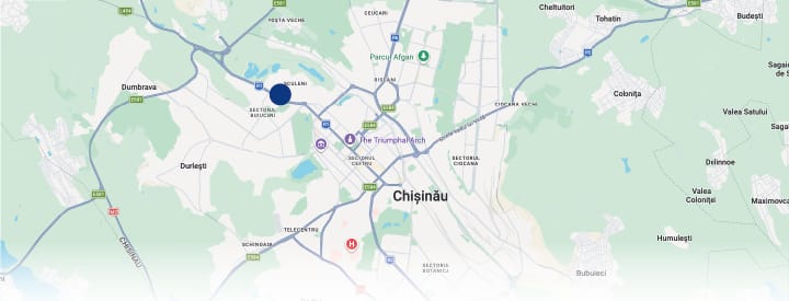 Local access around Multi-Sport & Tennis Club, Chișinău