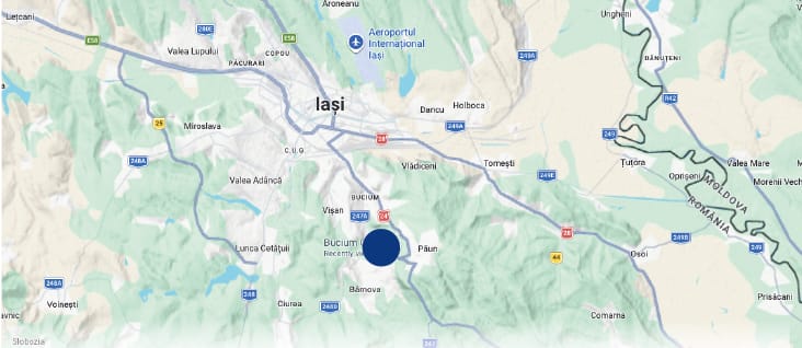 Local access around Forest Resort & Villa Estate, Iași